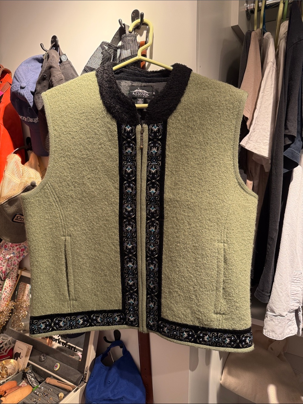 Wool Zip Vest